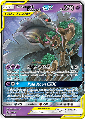 Trevenant & Dusknoir GX card image