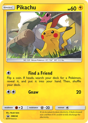 Pikachu card image