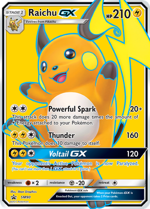 Raichu GX card image
