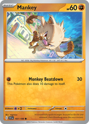 Mankey card image