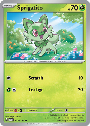 Sprigatito card image