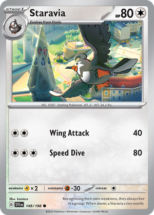 Staravia card image