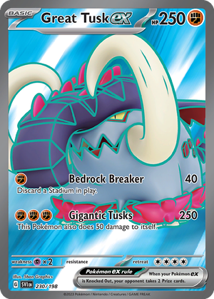 Great Tusk ex card image