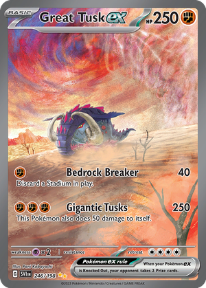Great Tusk ex card image
