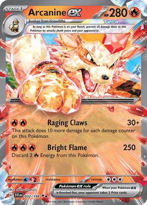 Arcanine ex card image