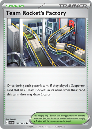Team Rocket's Factory card image
