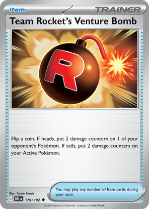Team Rocket's Venture Bomb card image