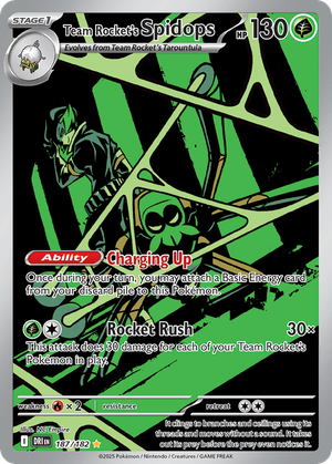 Team Rocket's Spidops card image