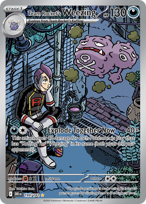 Team Rocket's Weezing card image