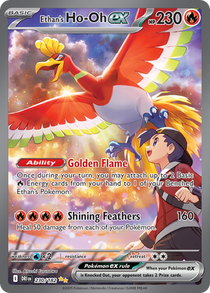 Ethan's Ho-Oh ex card image