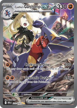 Cynthia's Garchomp ex card image
