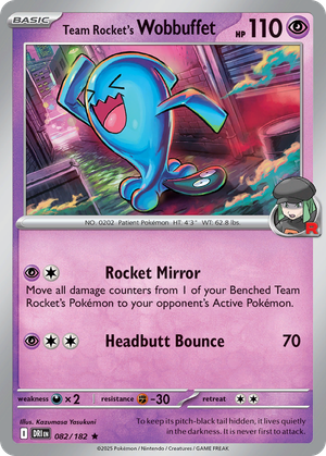 Team Rocket's Wobbuffet card image