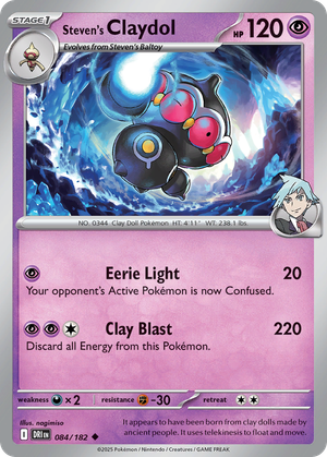 Steven's Claydol card image