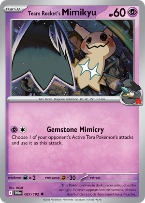 Team Rocket's Mimikyu card image
