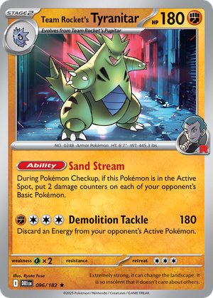 Team Rocket's Tyranitar card image