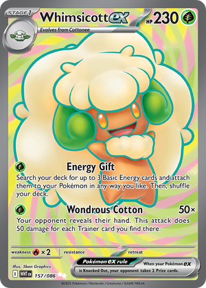 Whimsicott ex card image
