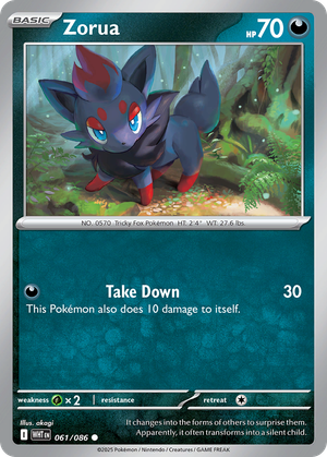 Zorua card image