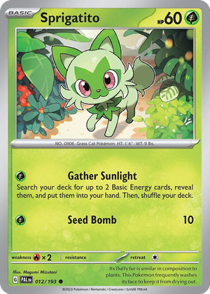 Sprigatito card image