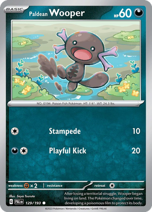 Paldean Wooper card image