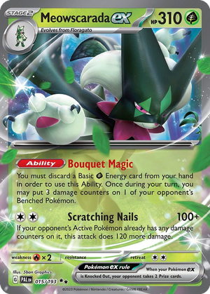Meowscarada ex card image