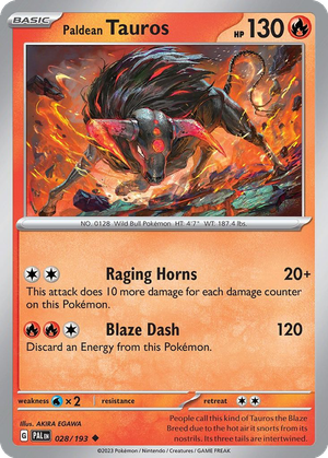 Paldean Tauros card image