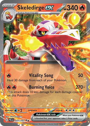 Skeledirge ex card image