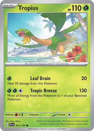 Tropius card image