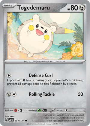 Togedemaru card image