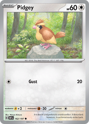 Pidgey card image