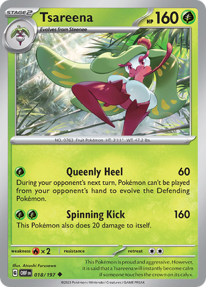 Tsareena card image