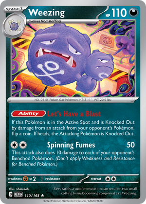 Weezing card image