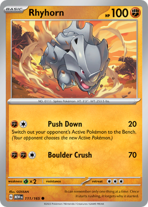 Rhyhorn card image