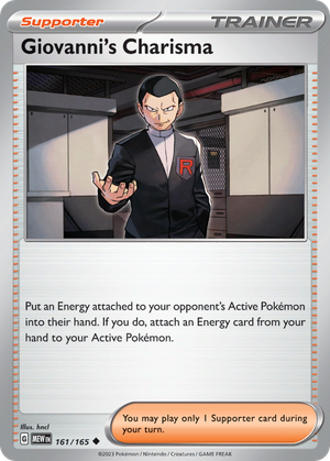 Giovanni's Charisma card image