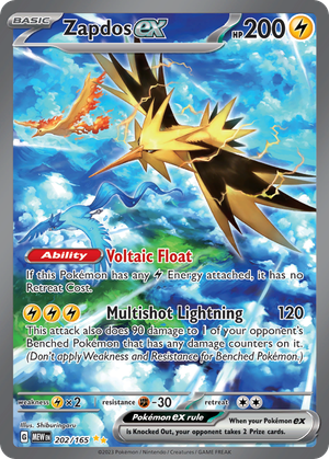 Zapdos ex card image