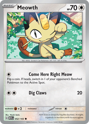 Meowth card image