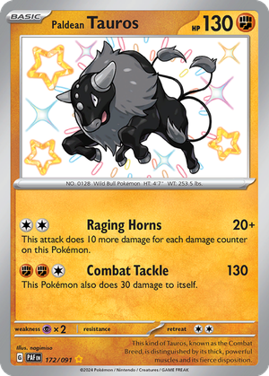 Paldean Tauros card image