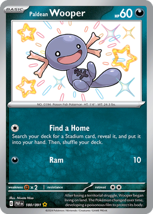 Paldean Wooper card image