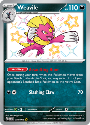 Weavile card image