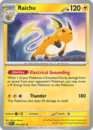 Raichu card image