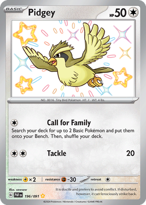 Pidgey card image
