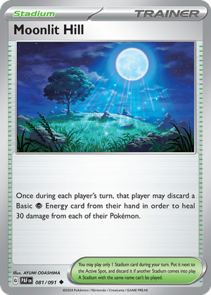 Moonlit Hill card image