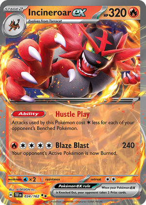 Incineroar ex card image