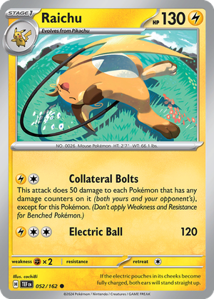 Raichu card image