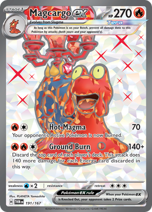 Magcargo ex card image