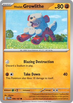 Hisuian Growlithe card image