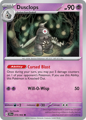 Dusclops card image