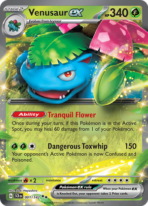 Venusaur ex card image