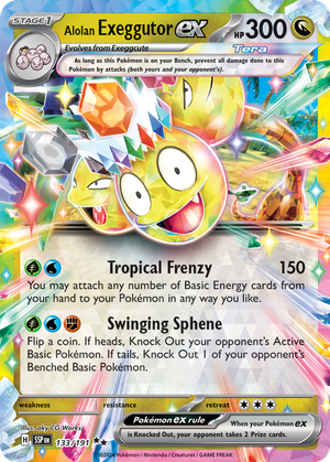 Alolan Exeggutor ex card image