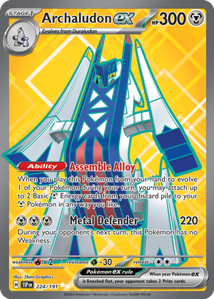 Archaludon ex card image