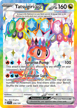 Tatsugiri ex card image